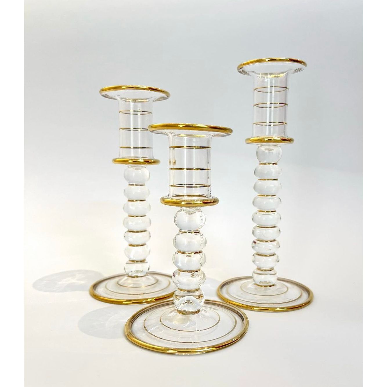 Set of 3 elegant Candlesticks