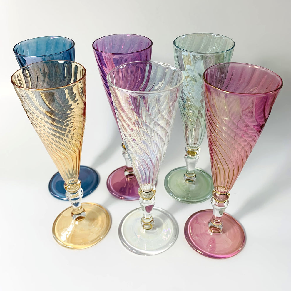 CHAMPAGNE GLASS set of 6