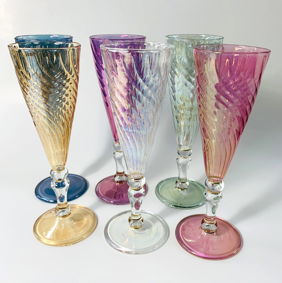 CHAMPAGNE GLASS set of 6