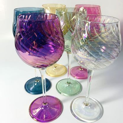 WINE GLASS SET of 6